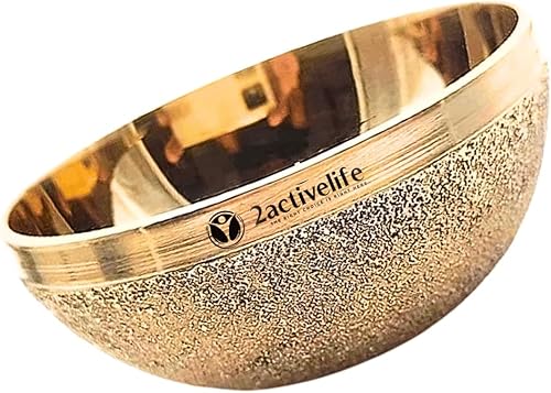 2activelife - Taza Kansa Vatki de bronce Kansa natural Vatki ayurvédico de desintoxicación para pies de relajación y limpieza profunda técnica india