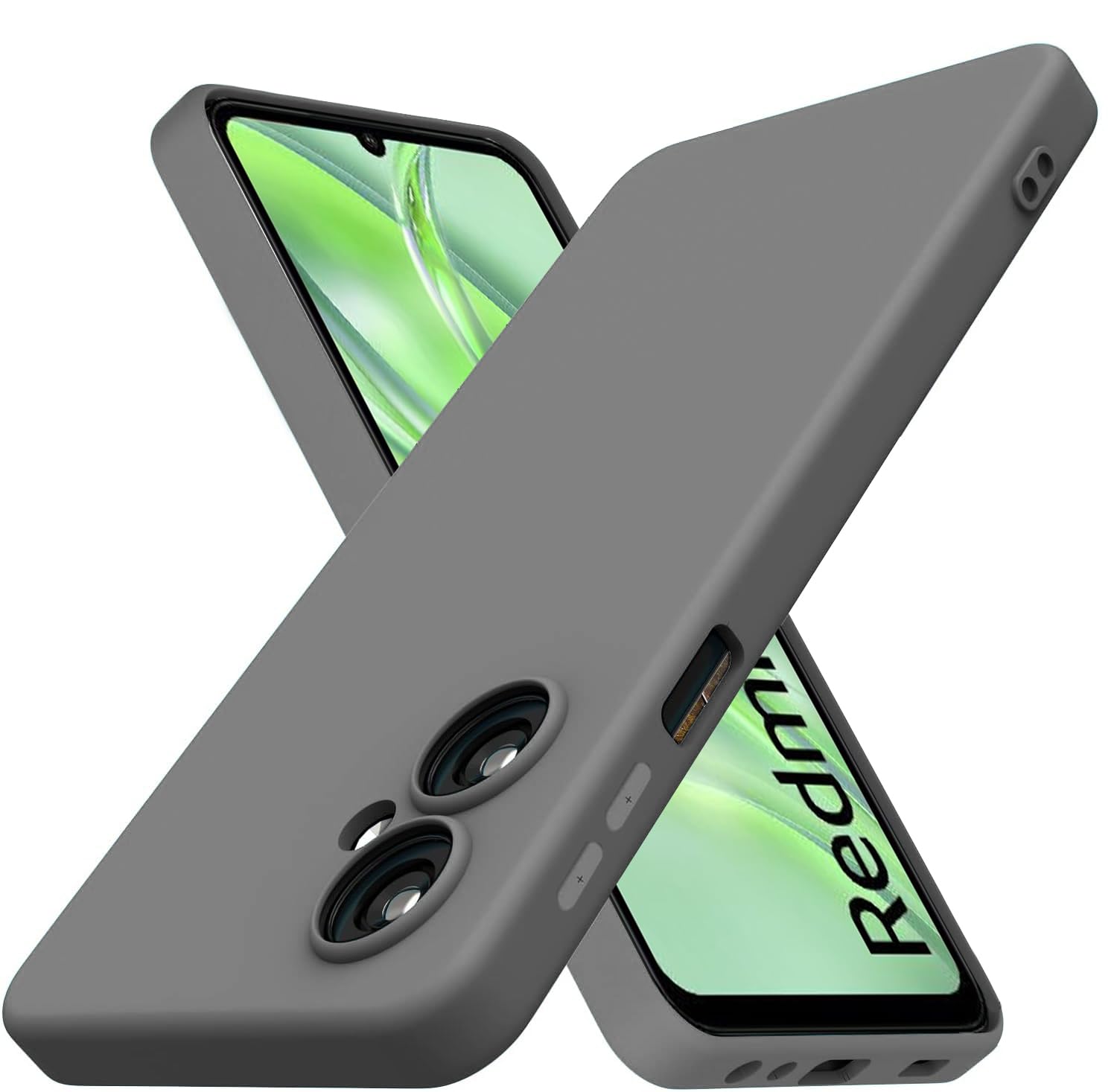 DIZORO Microfiber Candy Case for Mi Redmi 13C /Poco C65 /Poco M6 5G Smooth Touch Cushion Liquid Soft Silicone Gel Rubber Phone Cases Non-Slip Full Body Protective Shockproof Back Cover (Dark Grey) (B0CT915X28) Amazon Price History, Amazon Price Tracker
