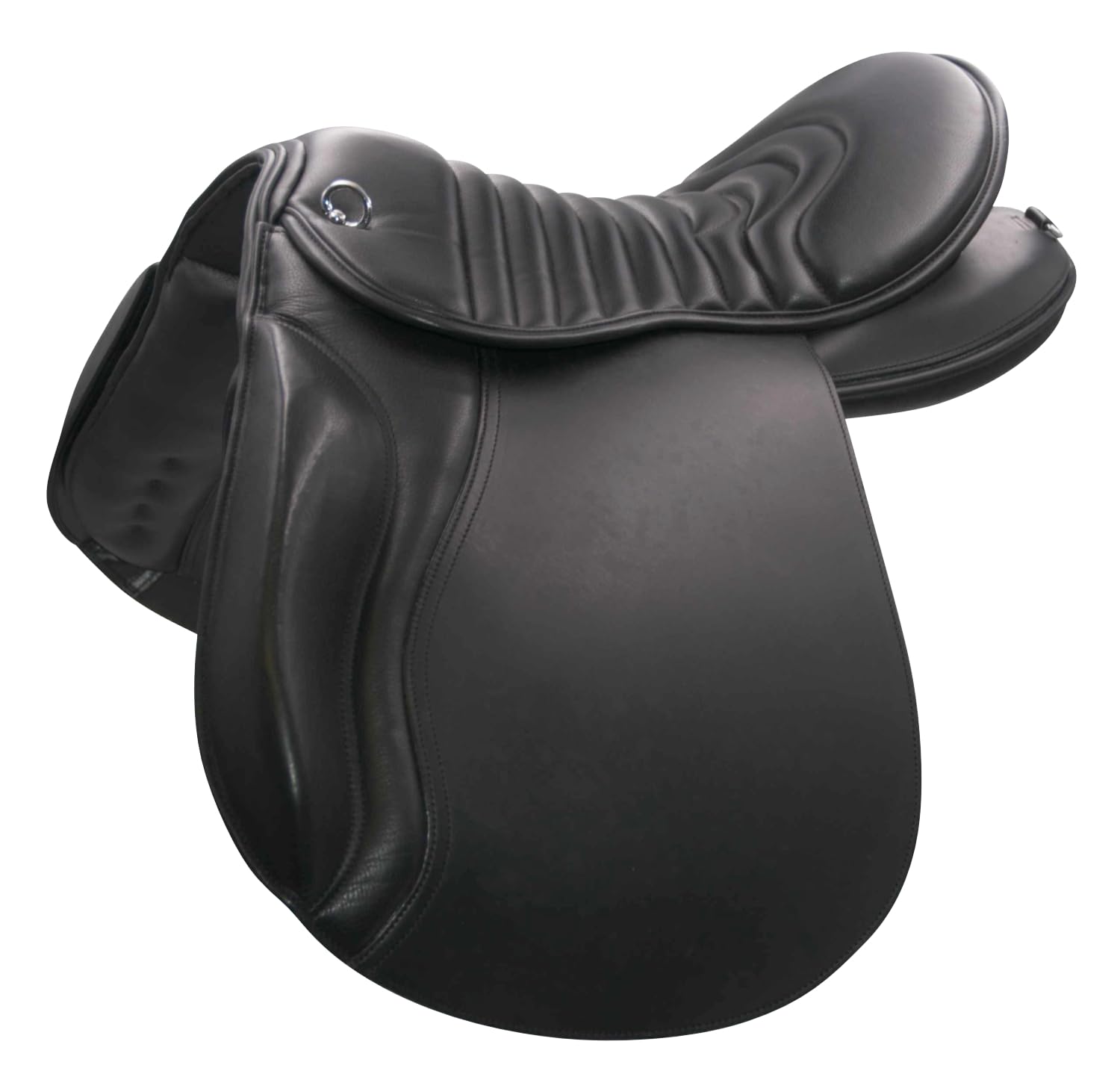 AMKA Kaltblutsattel 18 Zoll Wanderreitsattel mit weichem Rippsitz extra breit 36-42 Zoll