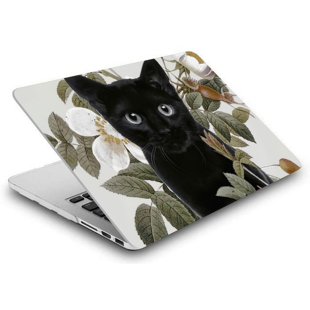 Amazon.co.jp: 黒猫 ネコ柄 猫柄 MacBook Pro 13 ケース MacBook Pro