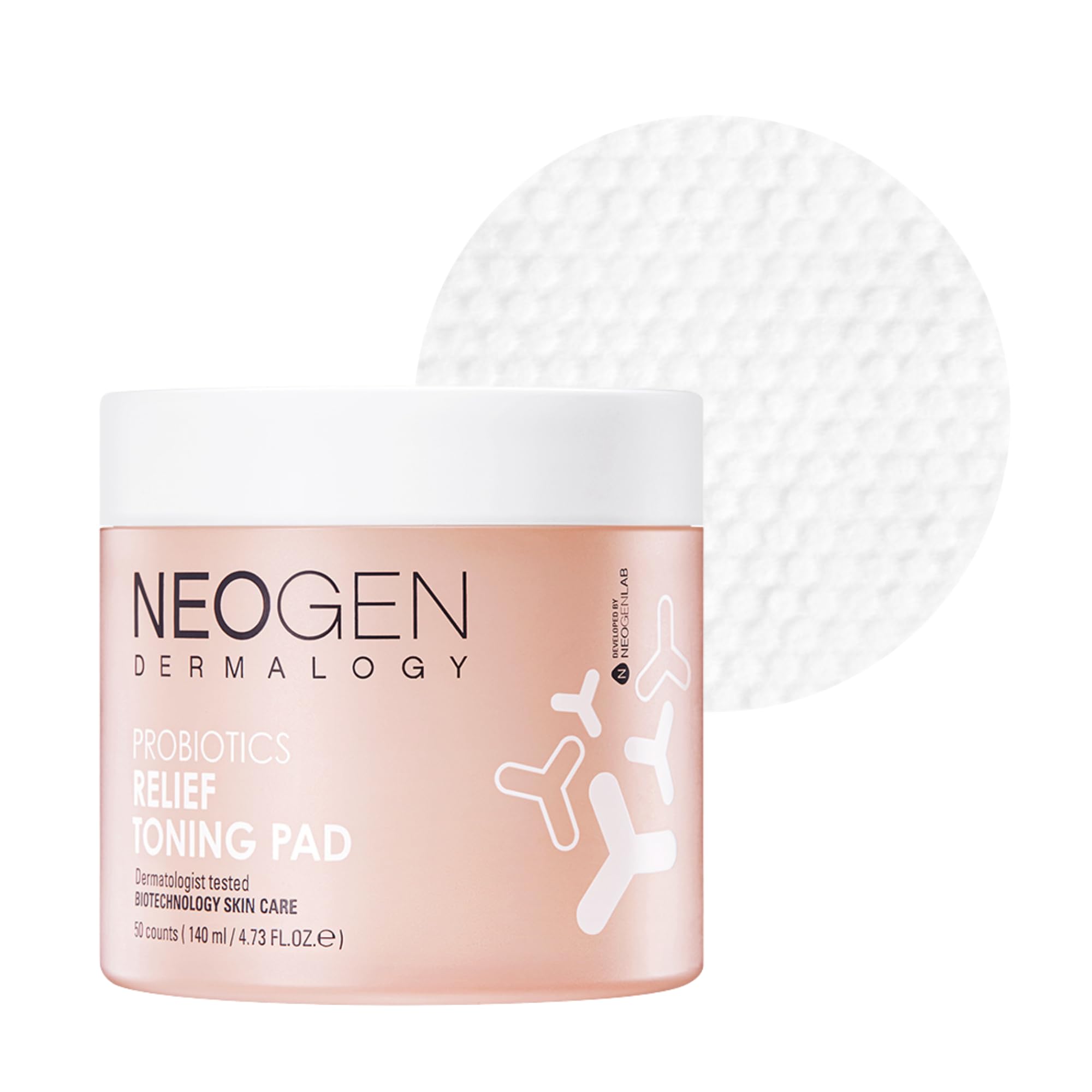 Neogen Probiotics Toning Pad 140 ml / 4.73 Fl Oz (50 Pads)