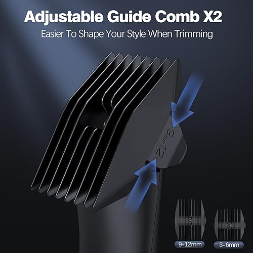 Miniatura 5 de Cortadora de pelo para hombres, maquinilla de afeitar eléctrica para el pelo de la ingle y el pelo púbico, recortadora de pelota, recortadora de