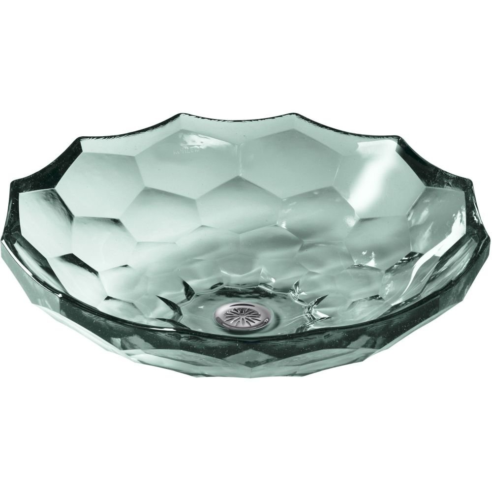 KOHLER K-2373-TG2 Briolette, ARTIST EDITIONS Oval Faceted Glass