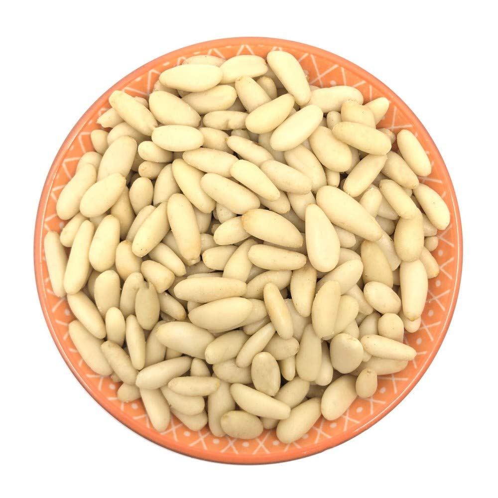 Pinoli sgusciati italiani, pacco da 1 Kg - Primissima qualità - frutta secca italiana al naturale, senza conservanti - senza sale - ideali per pesto alla Genovese - Italia Spezie