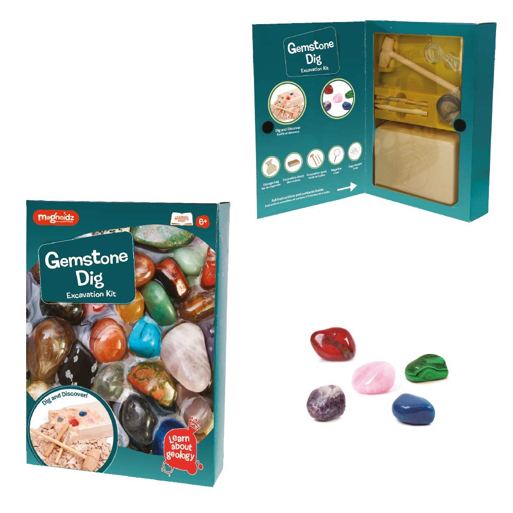 Magnoidz Geology Gemstone Dig & Excavation Kit