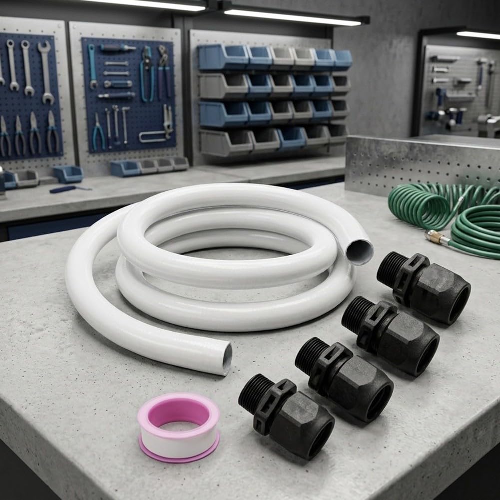 Kit di ricambio per pompa booster per piscina Polaris 353020, tubo da 1,8 m con 4 adattatori per una migliore circolazione e una facile installazione nei sistemi di pulizia della piscina