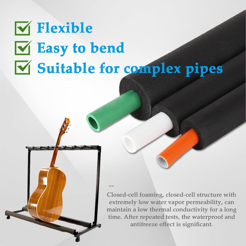 Schaumstoffschlauch Isolierung 32mm - Flexibel Rutschfest Für Rohre