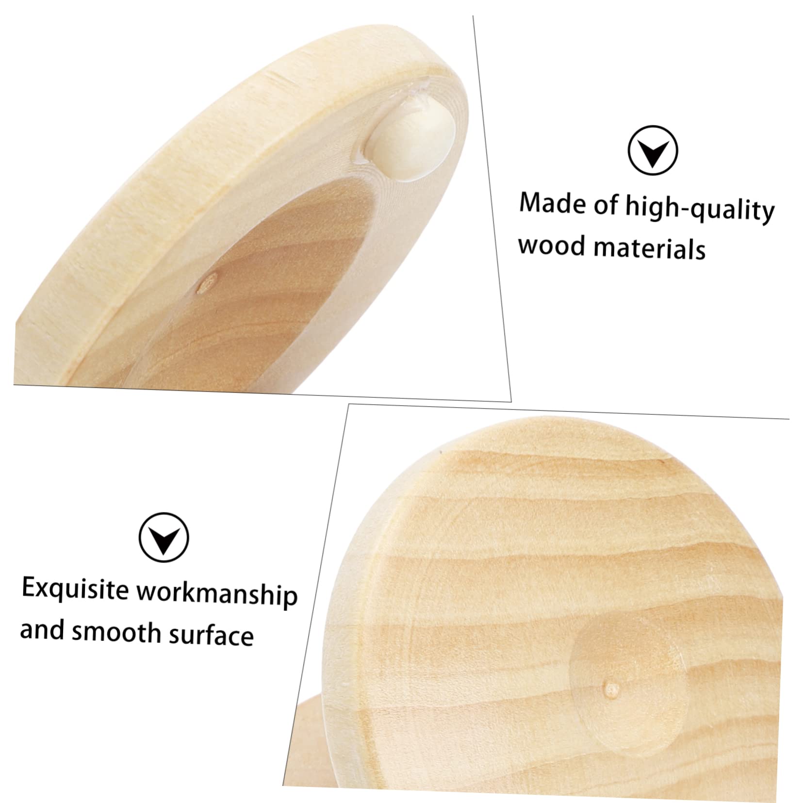 GALPADA 3sets Castanet Musical Education for Safe and Percussion Instrument for Rhythm Development Easy to Carry for Outdoor Fun 4pcs*3