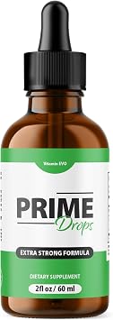 Prime Drops for Men, Official Prime Drops Liquid, PrimeDrops Premium All Natural Support, PrimeDrops Maximum Strength Formula Advanced Support Vitamins for Overall Health and Wellness 30 Servings