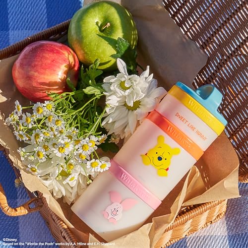Image of Whiskware Winnie The Pooh Snack Containers, 3 Snack Cups, Sweet Like Honey