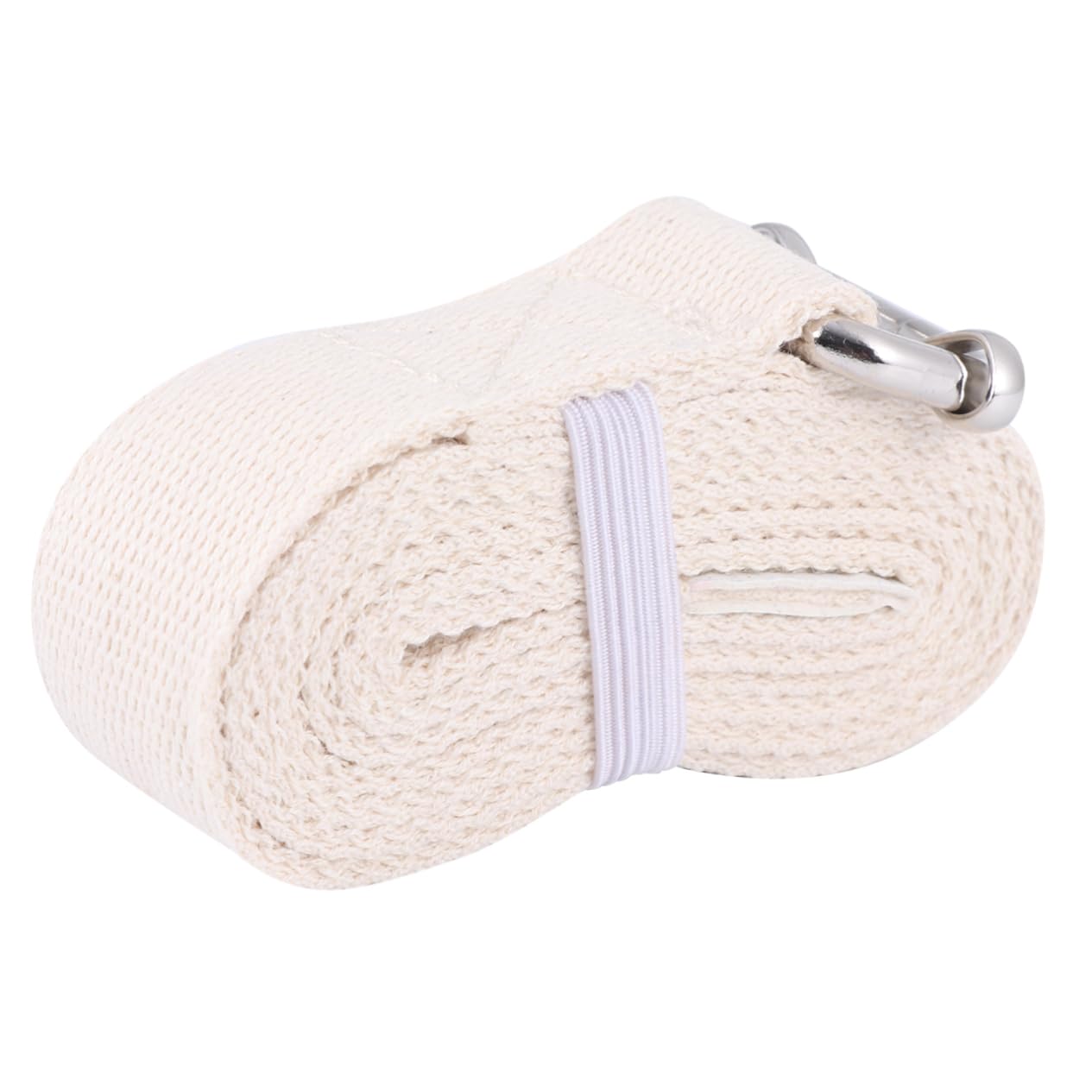 Abaodam 1pc Yoga Stretch Belt 1.2m Fitness Elastic Band Cotton Material Enhance Stretches Strengthen Muscles