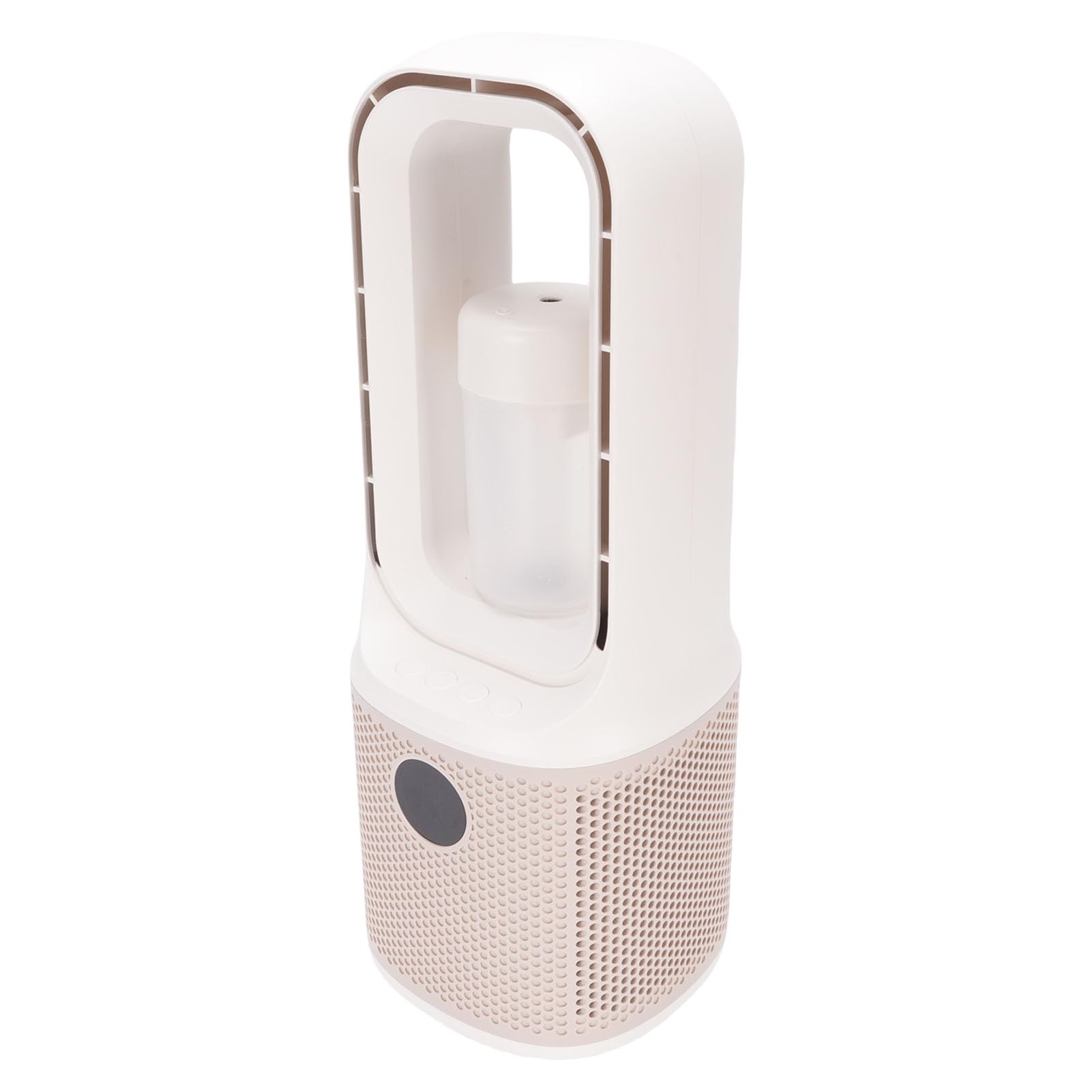 Fafeicy Ventilatore Da Tavolo Senza Pale 9 Velocità Silenzioso Oscillante con Umidificatore e Luce Notturna Timer per Ufficio Casa Camera Da Letto