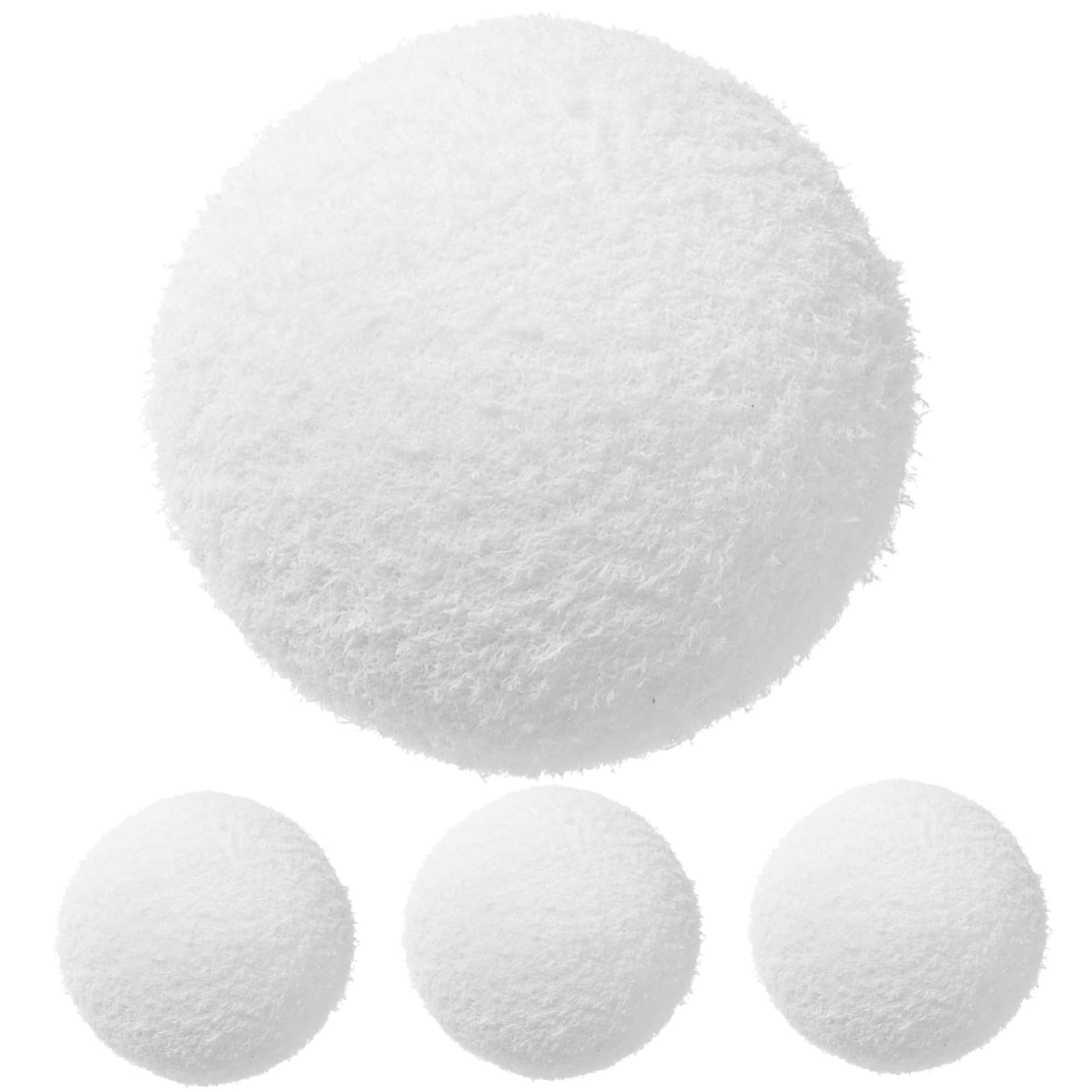 ibasenice 5 Ensembles Éponge Absorbante D'Huile Éponge Éliminatrice Boules De Piscine Éponge De Nettoyage pour Piscine Fournitures pour Aquarium Boules Filtrantes De 4 pièces * 5