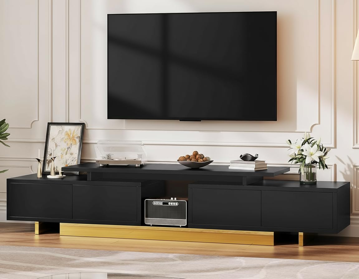 Amazon.com: YITAHOME Extendable Entertainment Center 63 to 89