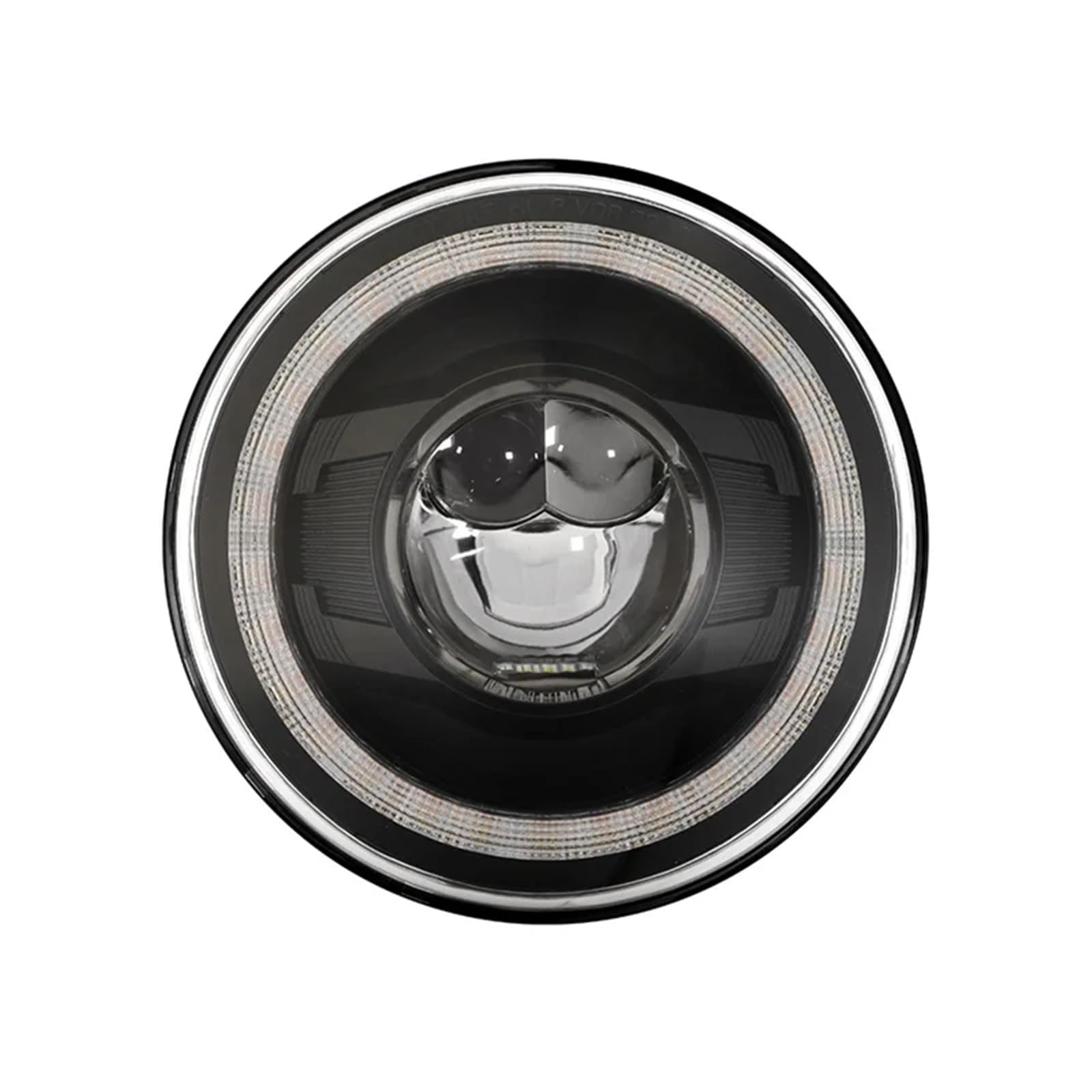 fari anteriori auto Faro universale a LED da 7 pollici per auto e moto, Hi-Lo con Halo Angel Eyes Fanali anteriori