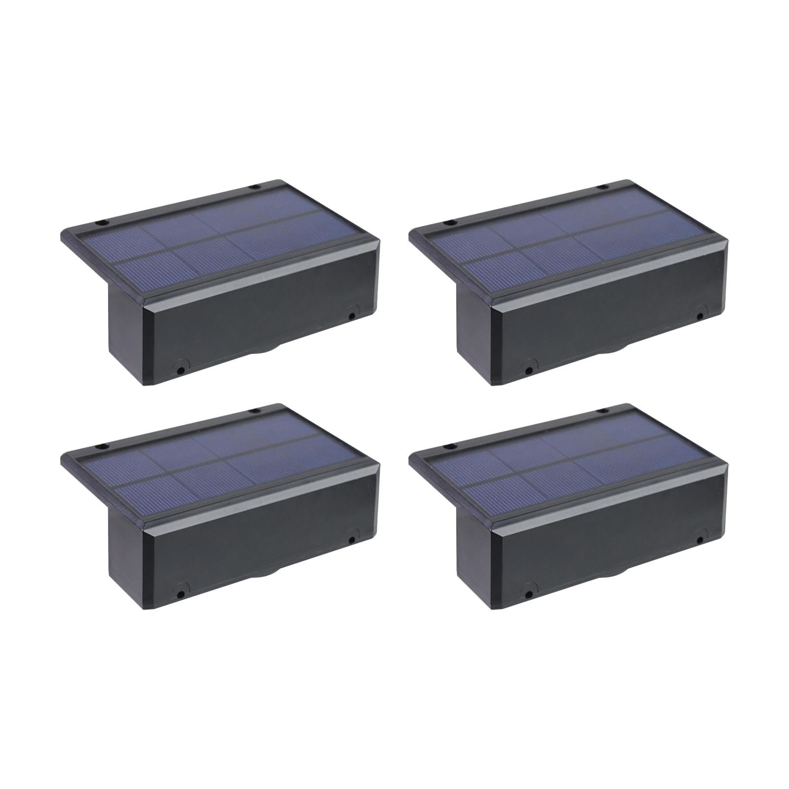 Enakshi® 4 Pieces Outdoor Solar Fence Lights Exterior Light Fixture for Pathway Steps Warm Light|Home & Garden | Yard Garden & Outdoor Living | Outdoor Lighting | Outdoor Wall & Porch Lights-image-24