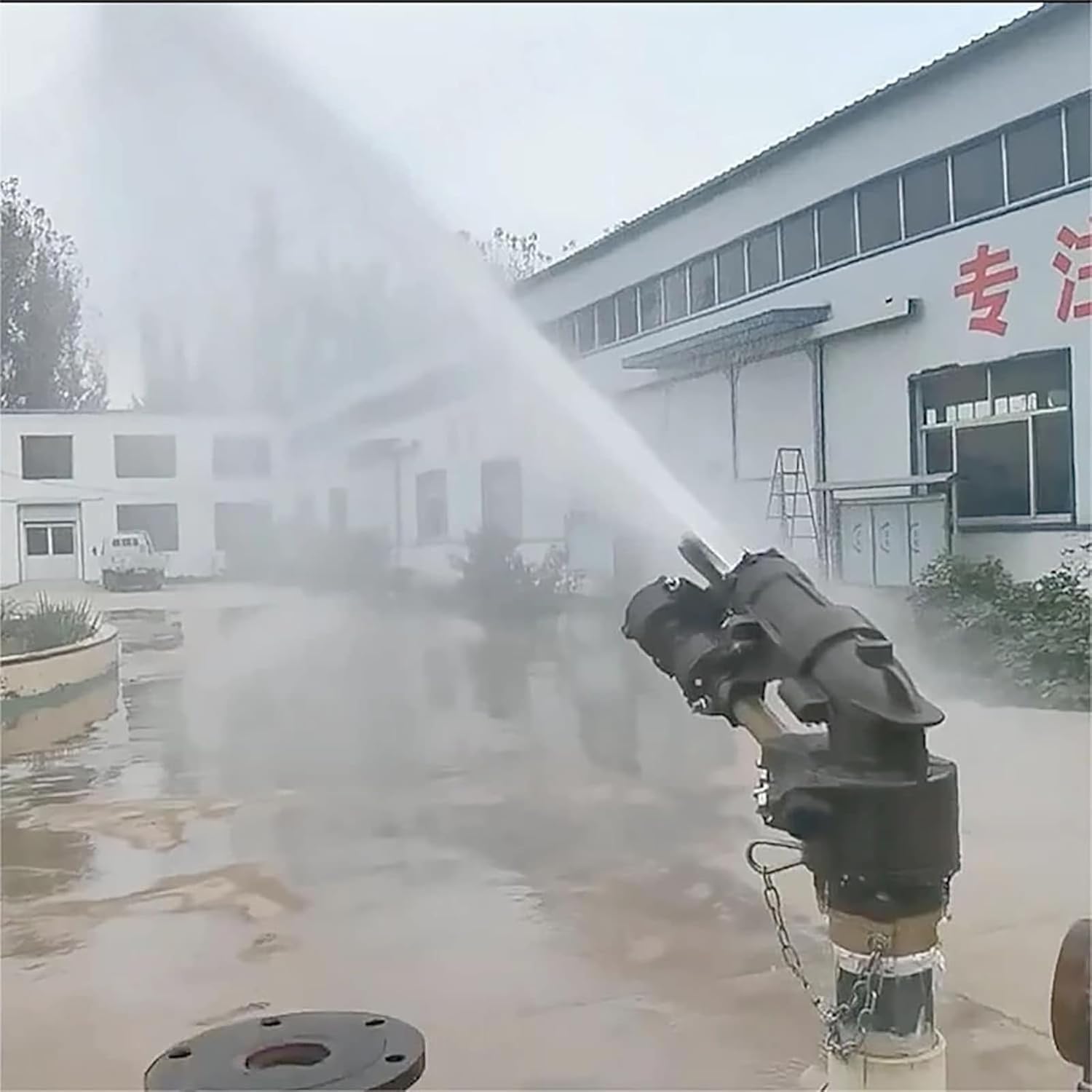 Pistola de lluvia de impacto automática con rotación de 360°, solución de riego de gran área para riego eficiente de huertos y jardines de té