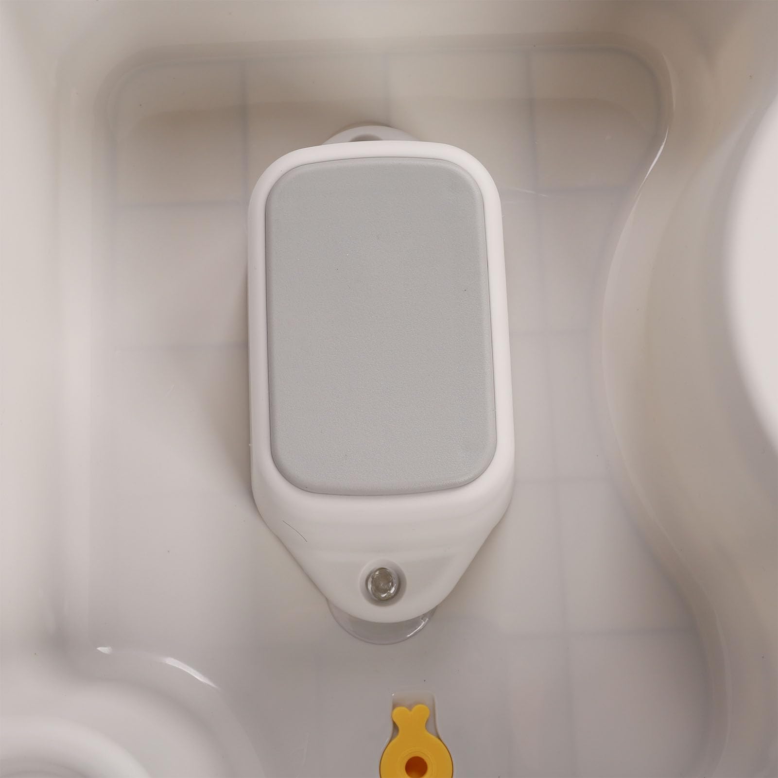 Pyhodi Hair Washing Basin, Height Adjustable Portable Shampoo Bowl with Comfortable Experience, Sturdy and Reusable, Easy to Clean, for Bedridden, Pregnant Women, Elderly (Smoke Grey)