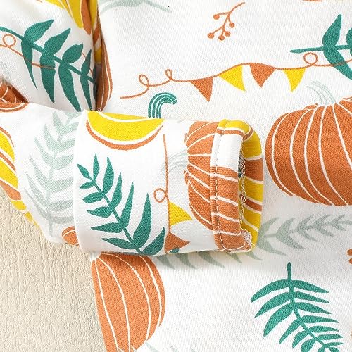 DEFAHN Baby Side Snap Bodysuit Kimono Onsies Newborn Boy Girl 3-Pack 100% Cotton Basic Pattern Kimono Bodysuits4