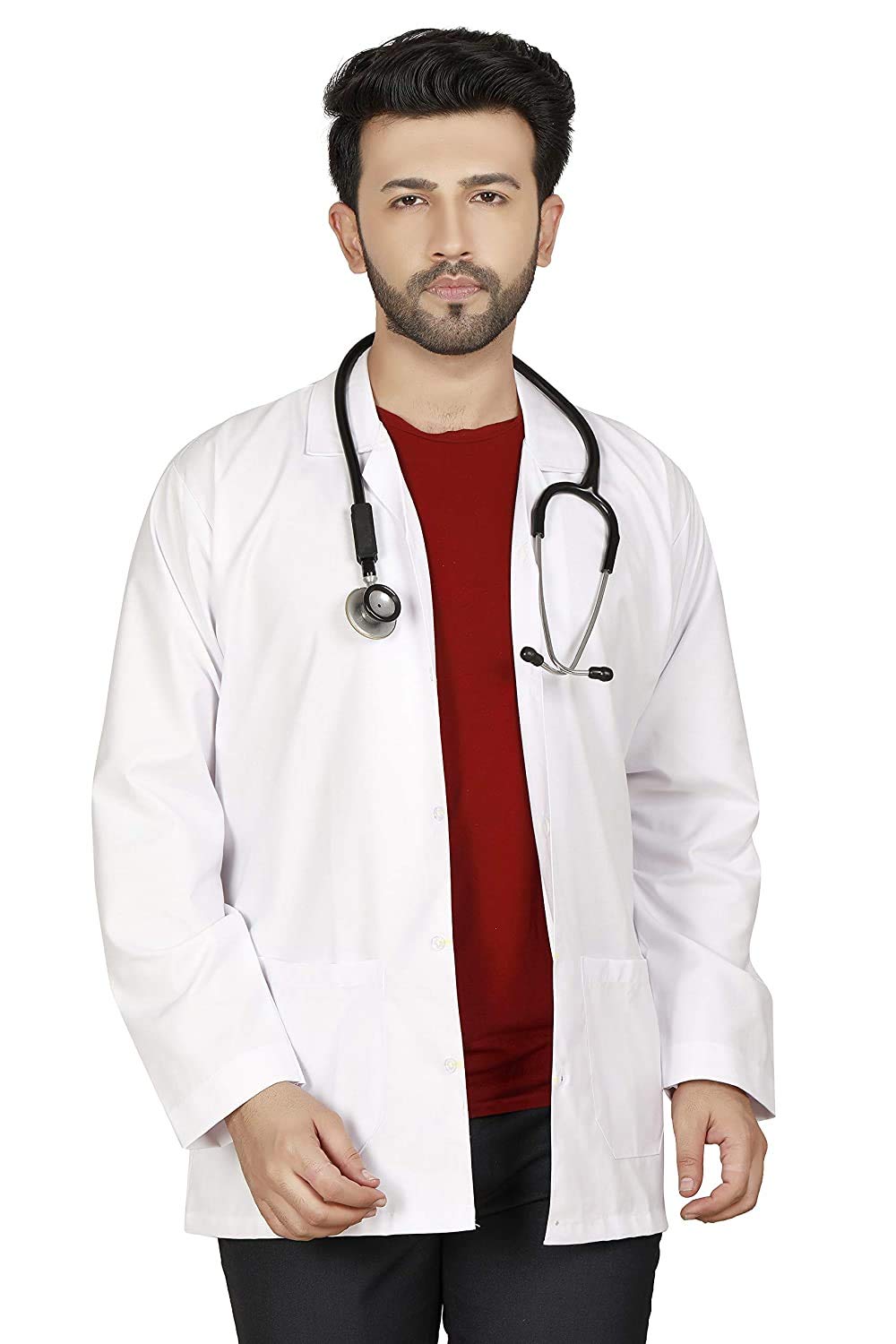 PROLIFE LAB Coat (Apron) for Nurses Laboratory Technicians Medical Students Pharmacists (36, Snow White) (44, Snow White) (B091FRRYSF) Amazon Price History, Amazon Price Tracker