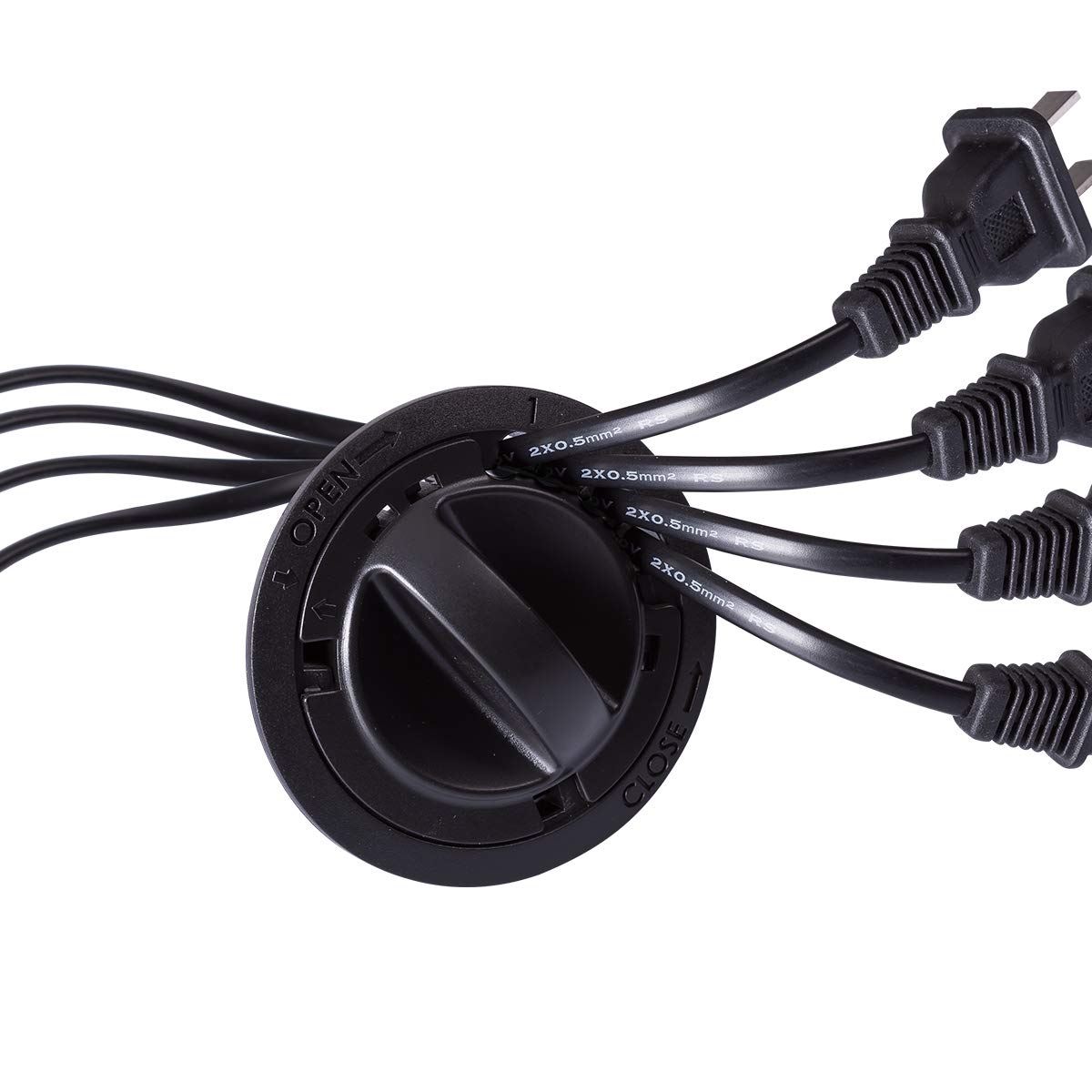 Buy REPTI ZOO Terrarium Cable Pass, Adjustable Cable Grommet Management