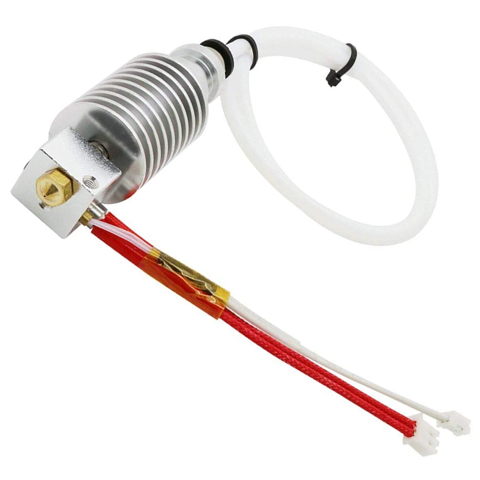 ZHITING Updated Straight Type V5 J-Head Hotend Extruder, 12V 40W for I3 Mega Series 3D Printers