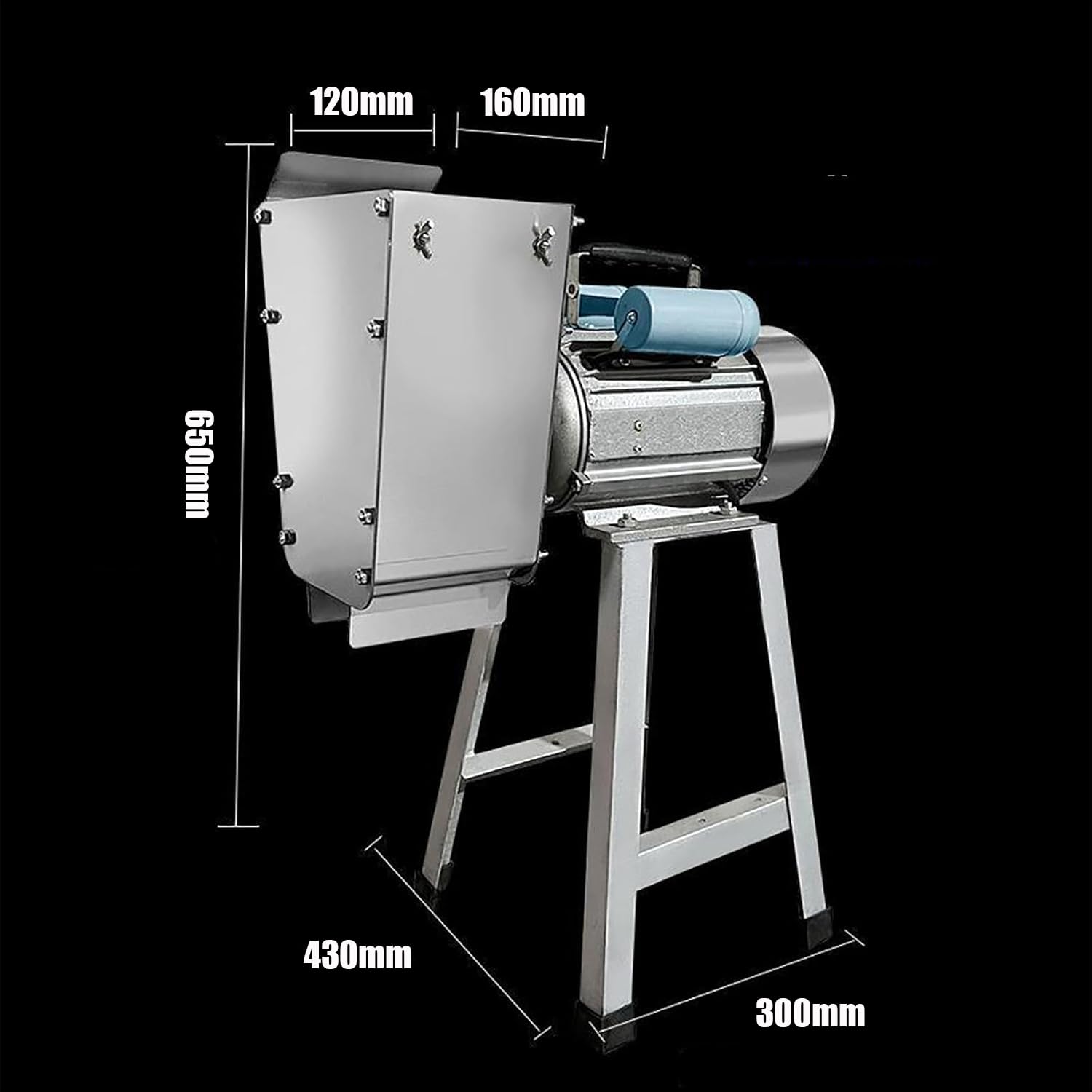 Elektrischer Kartoffelstampfer, 100-200kg/h Kommerzielle Kartoffelpresse 220V, 1100W, Schnellschleifmaschine für Kartoffeln, Knoblauch und Tomaten, arbeitssparendes Design