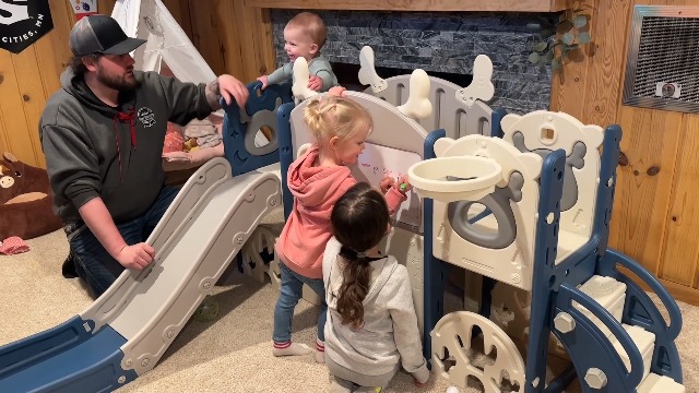 Son and daughter 2点set Amazon.com: XJD 13 in 1 Toddler Slide Set, Kids Slide for Toddlers