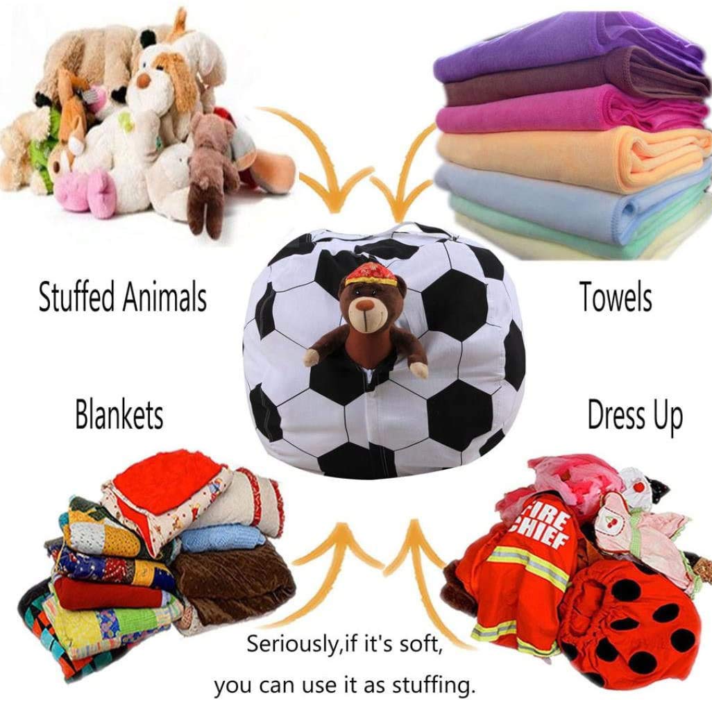 Zitzak Stoelhoes, Knuffeldier Opslag Ligstoel Tas Uniek patroon Opslag met hoge capaciteit voor volwassenen Kinderen (geen vulmiddel), A10,90x100cm