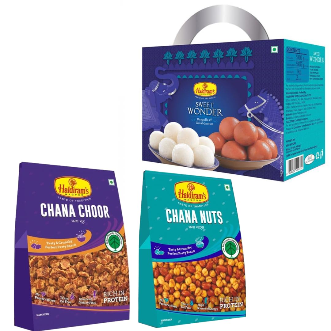 Haldirams Nagpur Sweet Wonder 1kg, Chana Choor (200gm), Chana Nuts (200gm) Combo (B0CW6B751D) Amazon Price History, Amazon Price Tracker