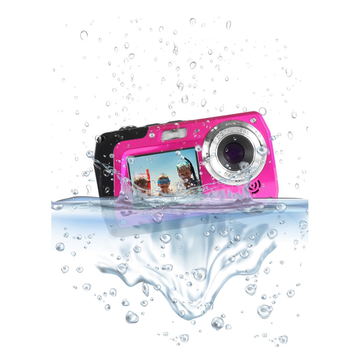 Amazon.com : Minolta MN40WP 48MP Waterproof Digital Camera – Dual