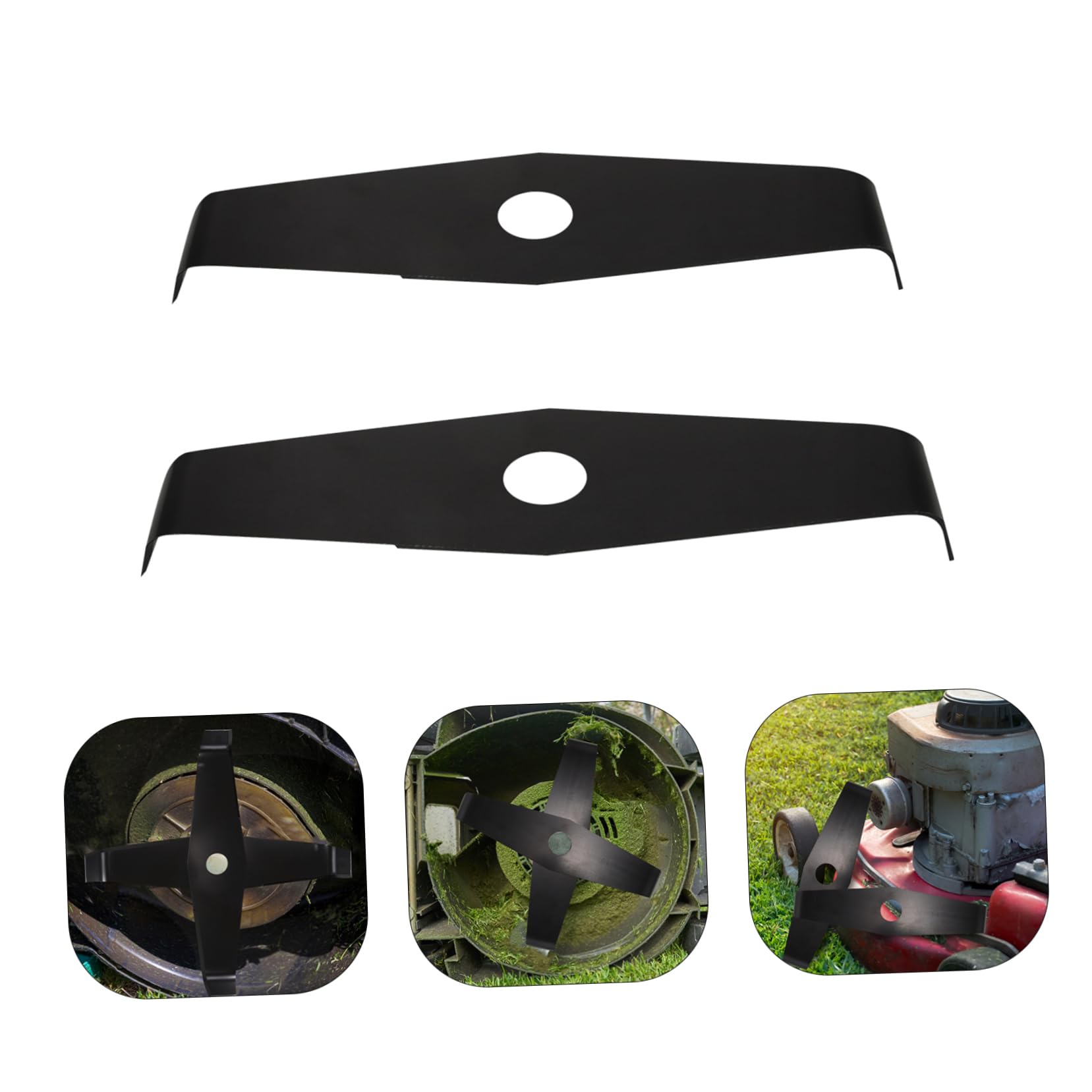 Cortador de Césped Set de 2 Cuchillas de Acero al Manganeso y Compacto Adecuado para Celebracion Verano en Césped