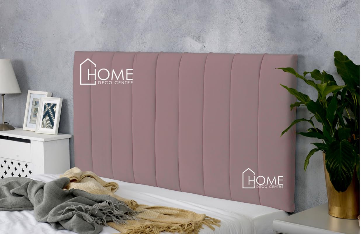 CROWNBEDS Plush Velvet APOLLO Divan Bed Headboard 26 inches high |Headboard| Divan bed| Plush Velvet |Thick Padding|