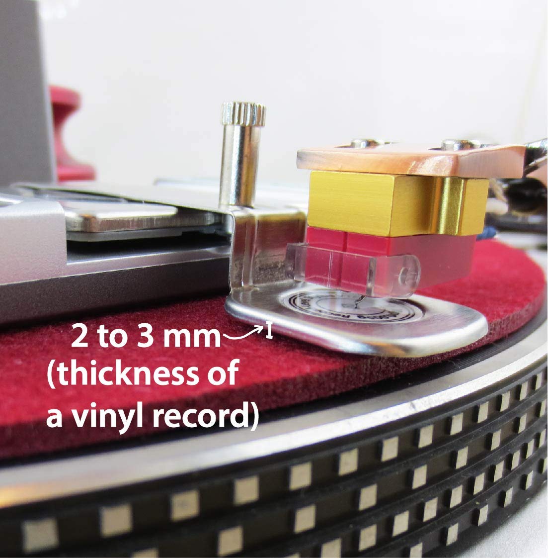 Precision RECORD LEVEL Turntable Stylus Tracking Force Pressure Gauge / Scale 100g, 0.005g Resolution