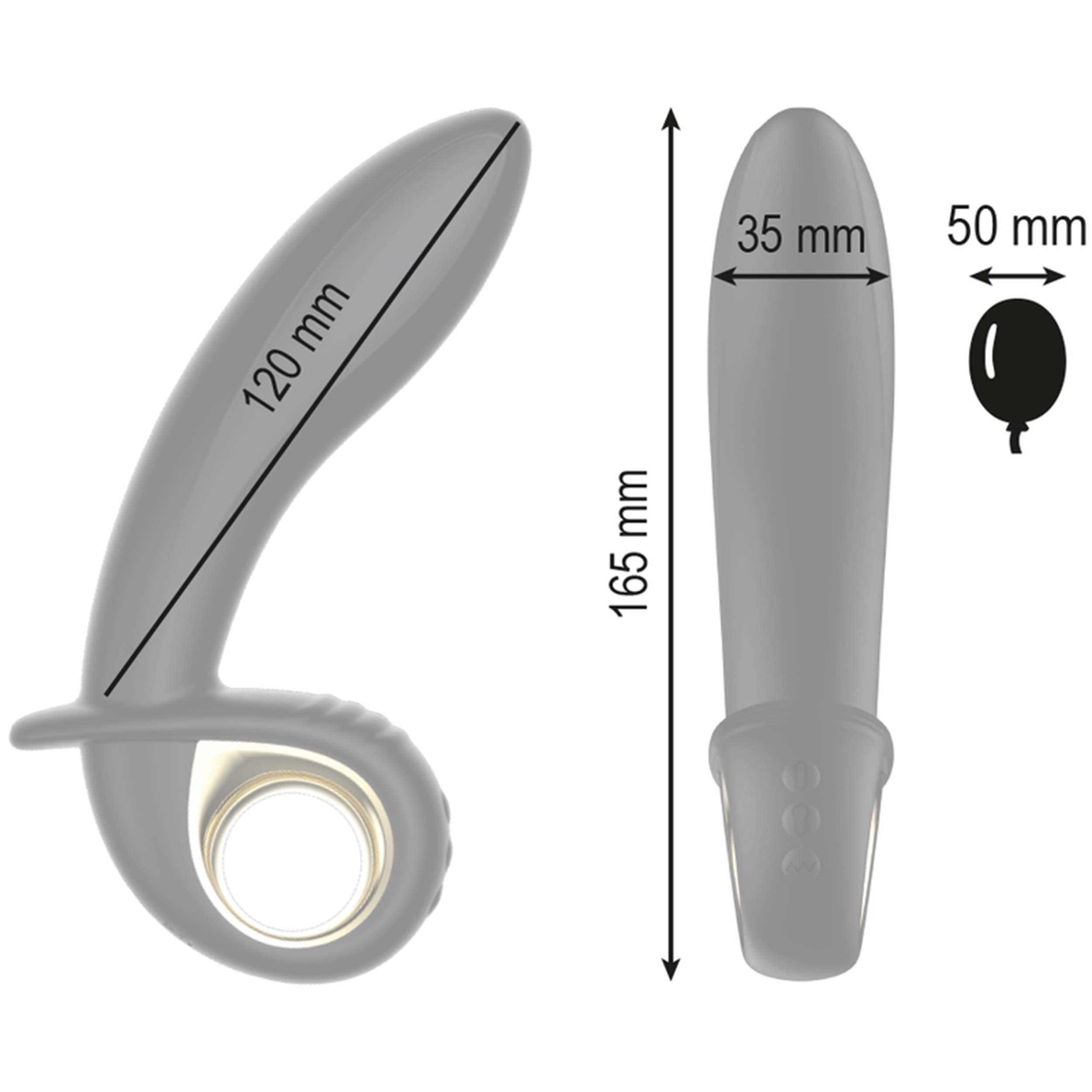 Vibratore gonfiabile con telecomando per il punto G e la stimolazione del clitoride, vibratori telecomandati, giocattolo sessuale a vibrazione estrema automatica per donne sole e coppie forti