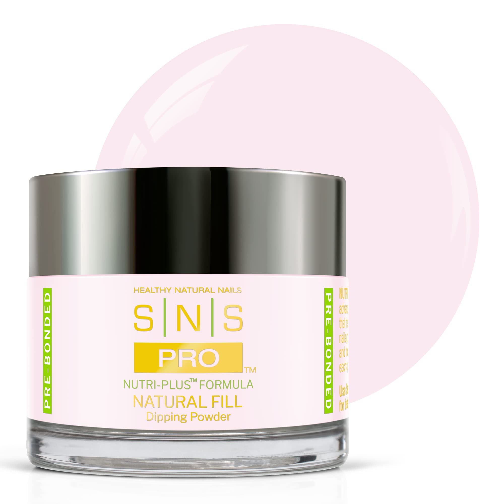 SNS Nail Dip Powder, Natural Fill (Natural/Nudes, Sheer) - Long-Lasting Acrylic Nail Color & Polish Lasts up to 14 days - Low-Odor & No UV Lamp Needed