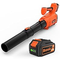 Soffiatore a Batteria, Bravolu Soffiatore Foglie Elettrico
