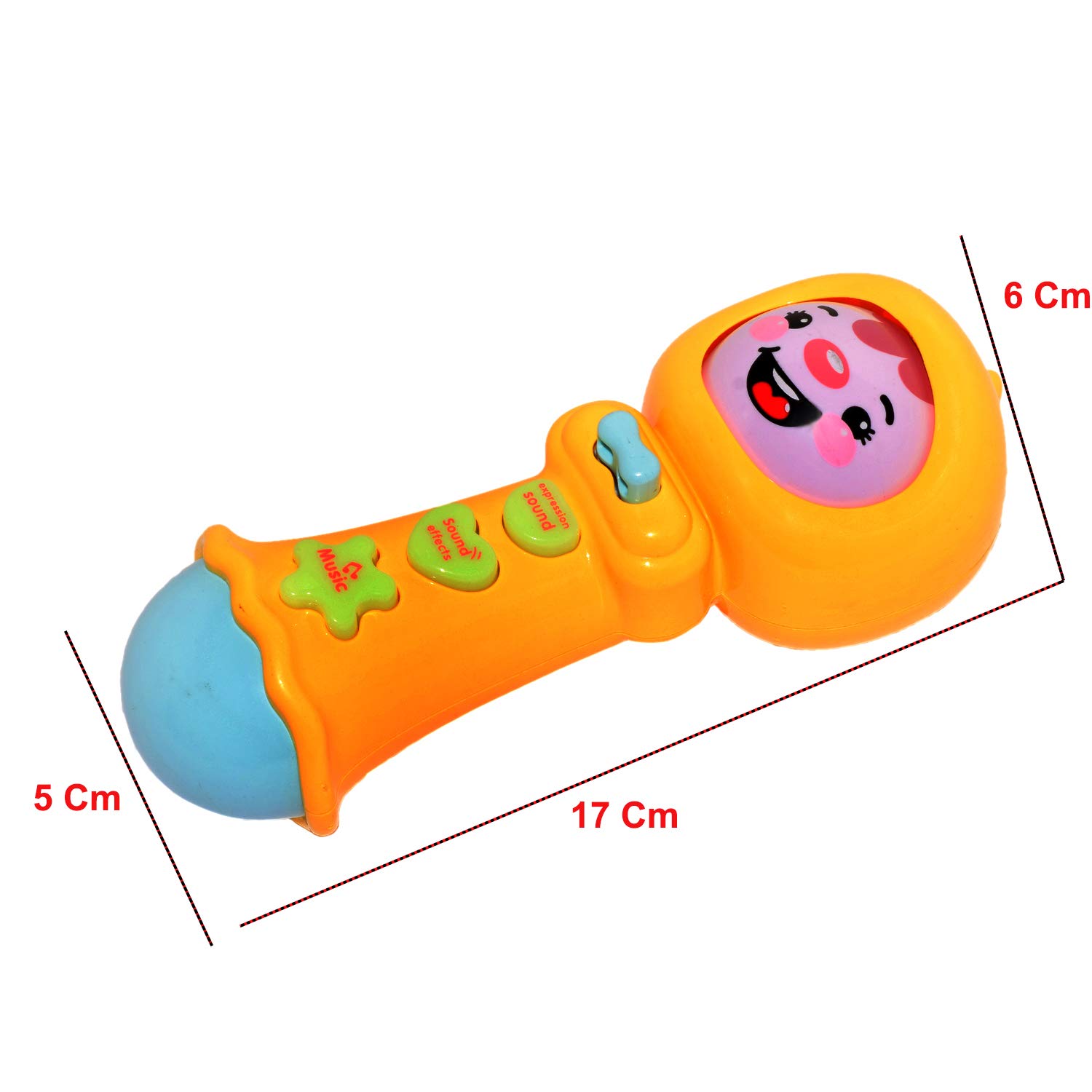 Vibgyor Vibes Light and Sound Changing Face Musical Toy for Kids (Multicolor) 3