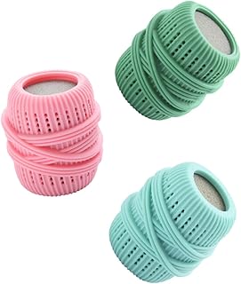 HEALLILY 9 Peças Máquina De Lavar Roupa Amigável Bola De Lavar Roupa Bola De Lavar Roupas Não Emaranhada Lavadora Secadora De Roupas Bolas De Esfregar Secadora De Sabão Máquina De