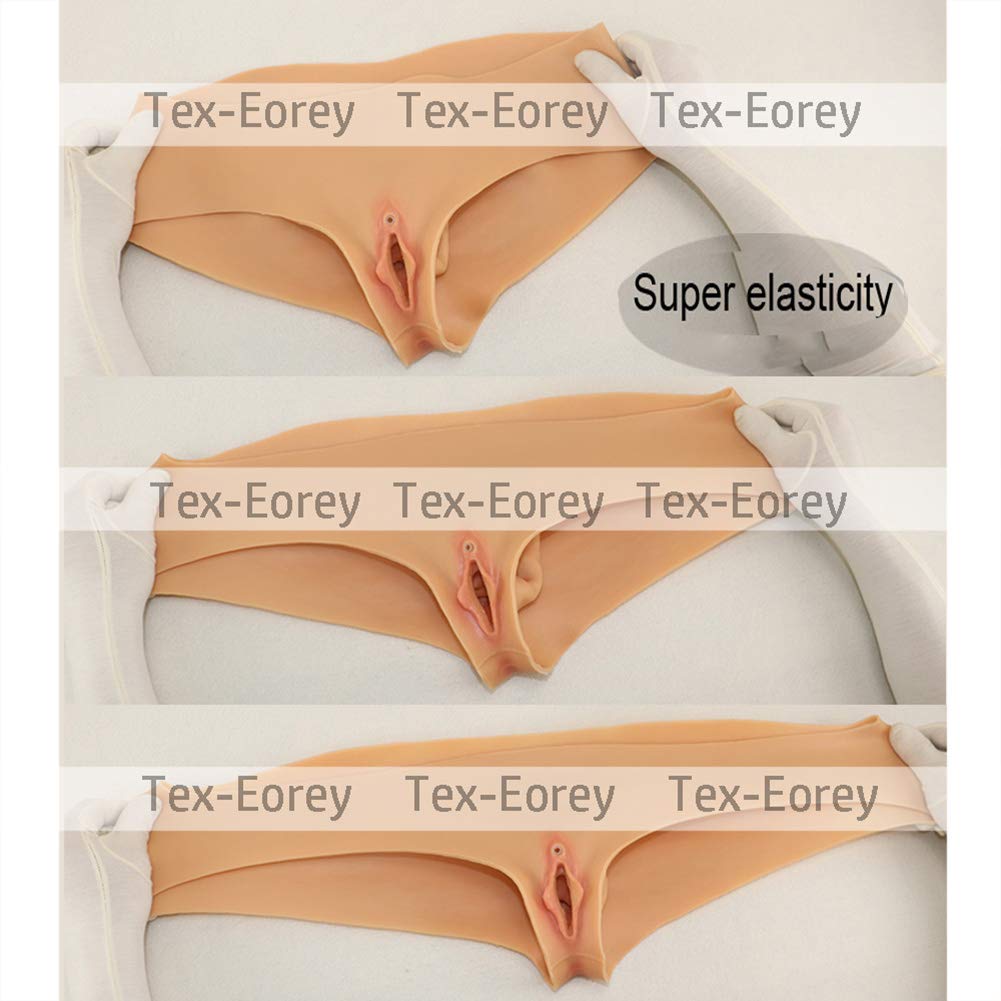 Triangular Hiding Gaff Fake Panties, Transgender Pseudo-Girls Fake String en Silicone - Culotte Camel Toes pour Homme pour Crossdresser Travestite Jouer Un rôle