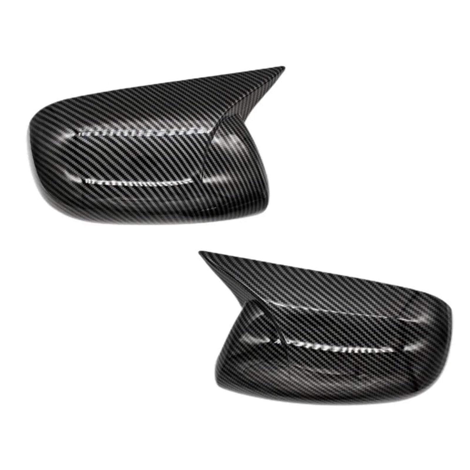 Zapora Carbon For Corolla 2007-2013 Car Sticker Rearview Side Mirror Cover Wing Cap Exterior Case Trim Accessories Vehicle(Carbon)