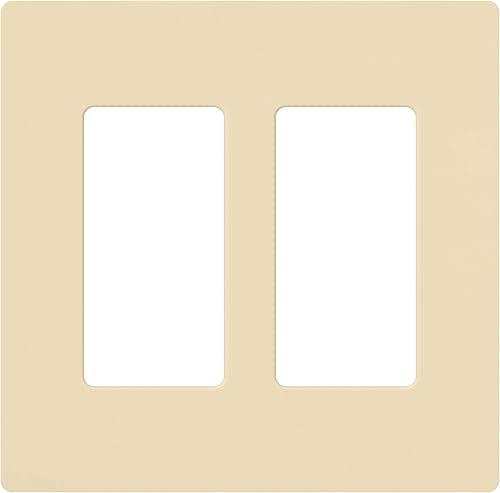 Lutron Claro Placa de pared decorativa de dos vías, CW-2-IV disponible en Yaxa Venezuela