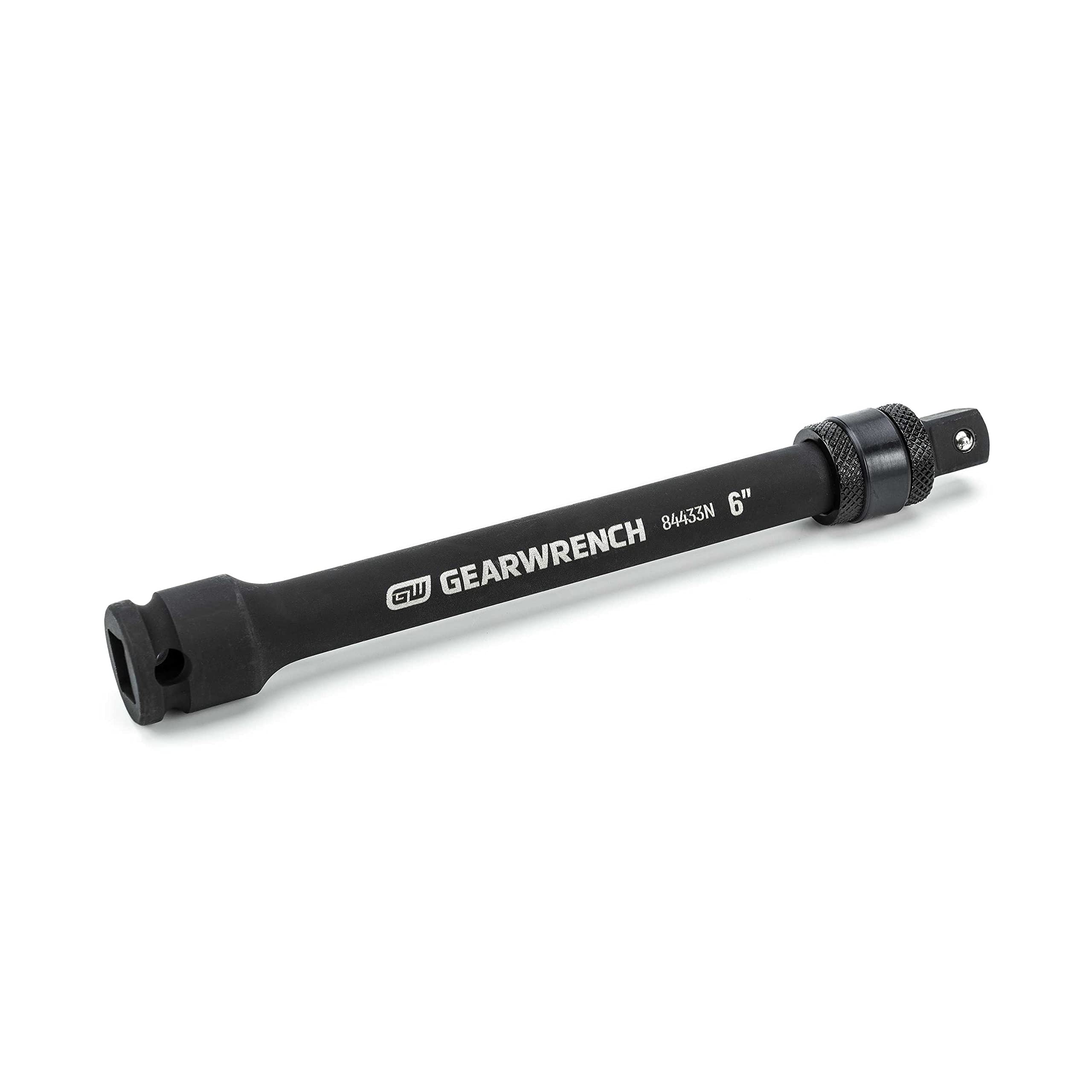 GEARWRENCH 3/8" Drive Locking Impact Extension 6" - 84433N , Black