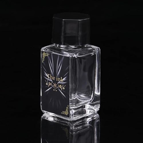 Miniatura 4 de Bolígrafo de caligrafía inglesa, juego de tinta de escritura con 5 puntas, caja de regalo para amigos, profesores, compañeros de clase (negro)