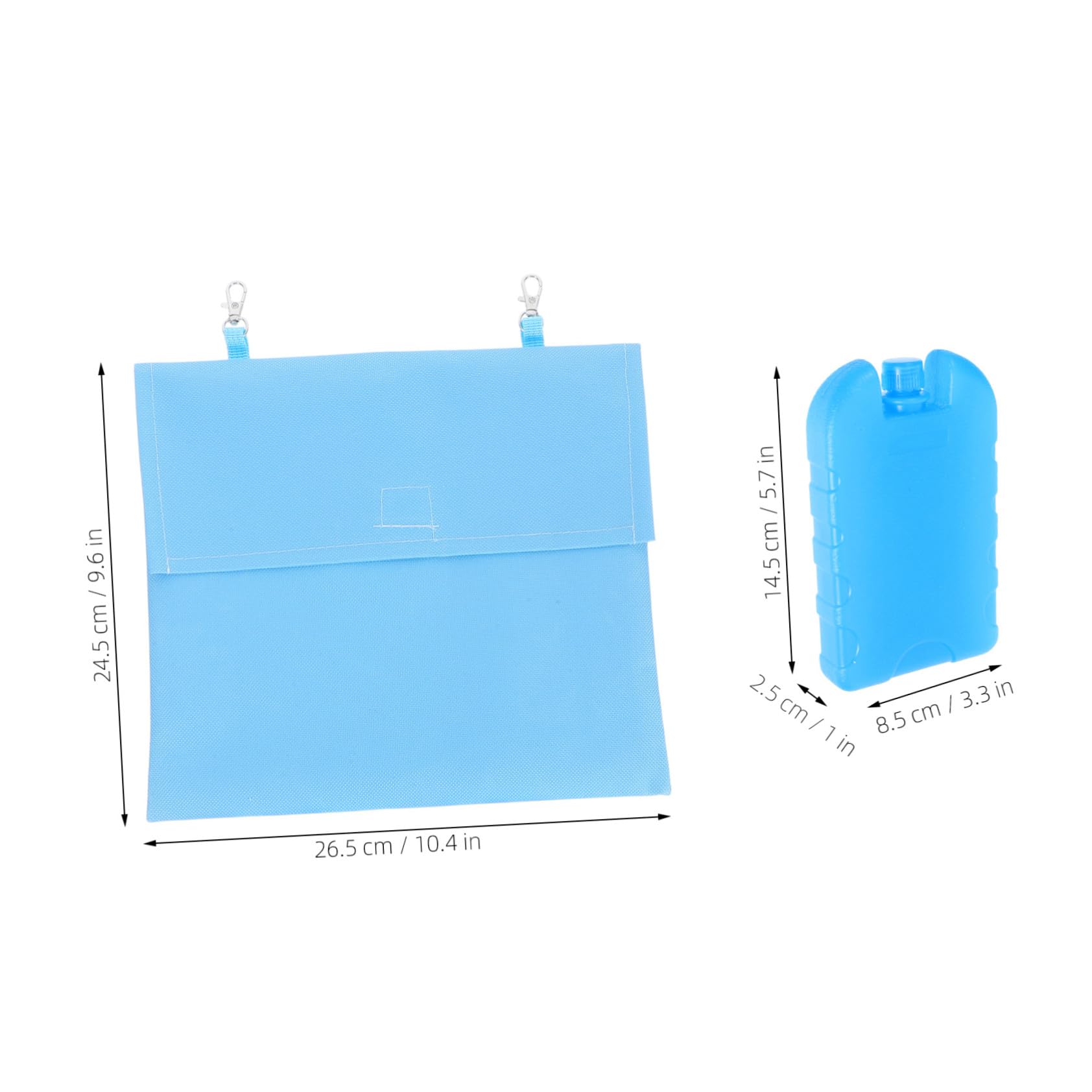 BESPORTBLE Bunny Cooling Pouch with Reusable Ice Pack for Small Pets Summer Cooling Bag for Rabbit Hamster Guinea Pig