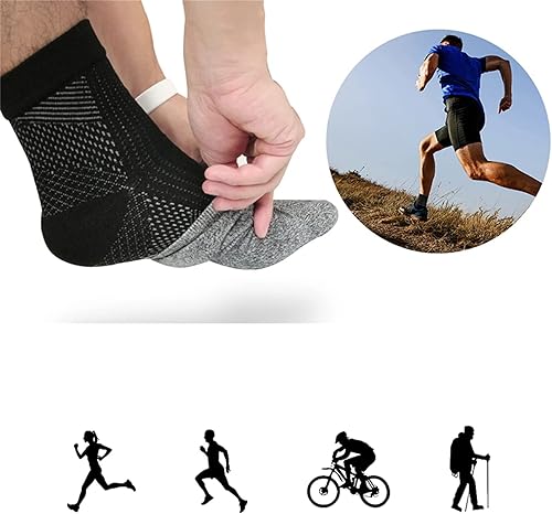 Miniatura 4 de Comprex - Tobilleras Comprex, manga de compresión de tobillo Comprex, calcetines de tobillo Comprex, soporte y protege tus tobillos (2 unidades, B,