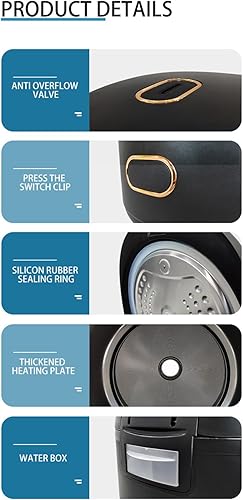 Miniatura 5 de Boba Cooker Commercial Boba Pot 5L Automatic Pearl Tapioca Cooker for Boba Tea & Bubble Tea & Milk Tea Touchscreen 110V