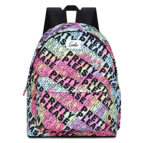 Genie Pretty Laptop Backpacks for Women, 16 inches, Stylish and Trendy College bags for girls, Water Resistant and Lightweight Mini Bags for Office and Travelling Purpose. 18 litres (B097QNY91V) Amazon Price History, Amazon Price Tracker