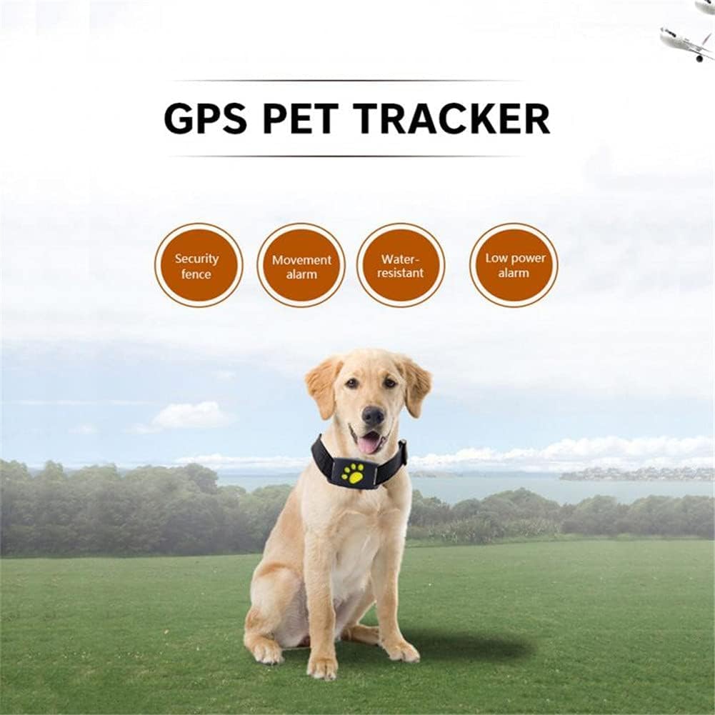 Rastreador De Mascotas Rastreador GPS para Perros, Localizador De Rastreo En Tiempo Real Collares para Mascotas con Micrófono Perros Gatos Rastreo GPS Collar De Rastreo GPS para Mascotas, 2