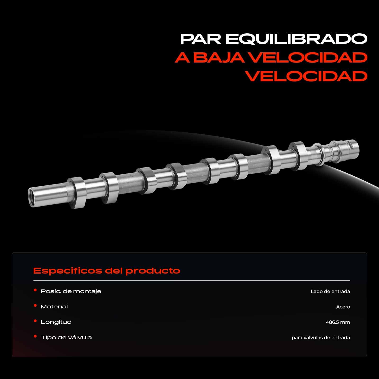 Frankberg Árbol de levas 55569172 | Compatible con: Autobús Interstar X70, Caja de tráfico II FL, Plataforma/chasis Master II ED/HD/UD, Caja Interstar X70